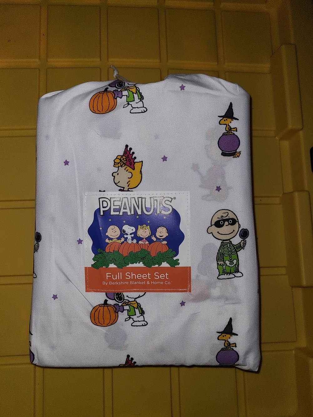 New Berkshire Peanuts Snoopy Halloween Full Sheet Set
